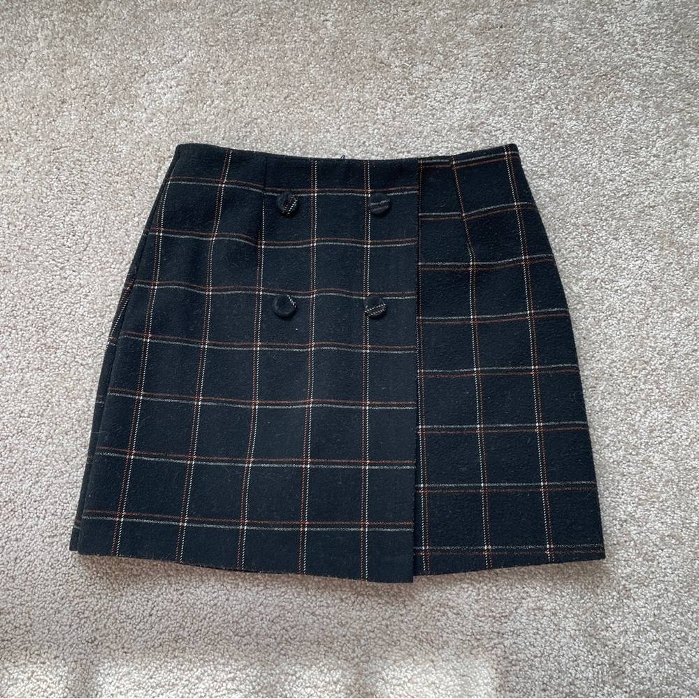 Plaid Mini Skirt